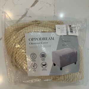 Ottoman cover  cream large